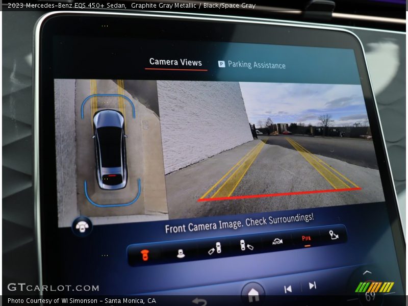 Controls of 2023 EQS 450+ Sedan