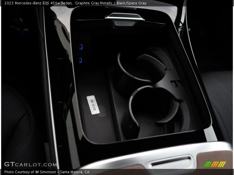 Graphite Gray Metallic / Black/Space Gray 2023 Mercedes-Benz EQS 450+ Sedan