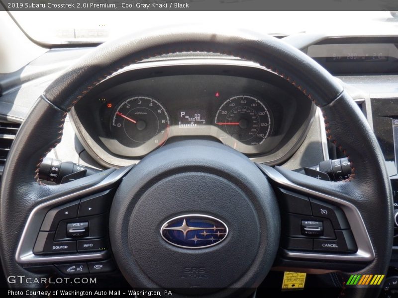 Cool Gray Khaki / Black 2019 Subaru Crosstrek 2.0i Premium