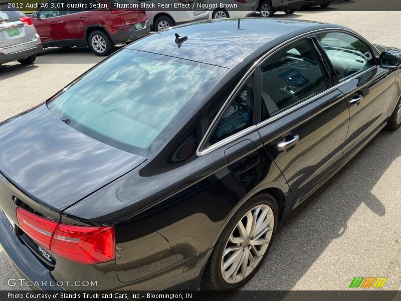 Phantom Black Pearl Effect / Nougat Brown 2012 Audi A6 3.0T quattro Sedan