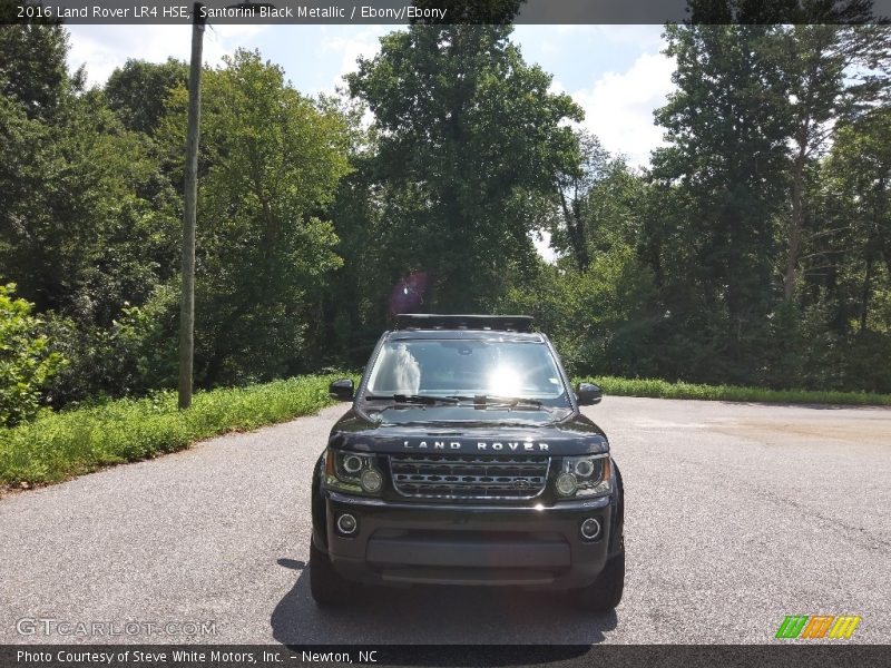 Santorini Black Metallic / Ebony/Ebony 2016 Land Rover LR4 HSE