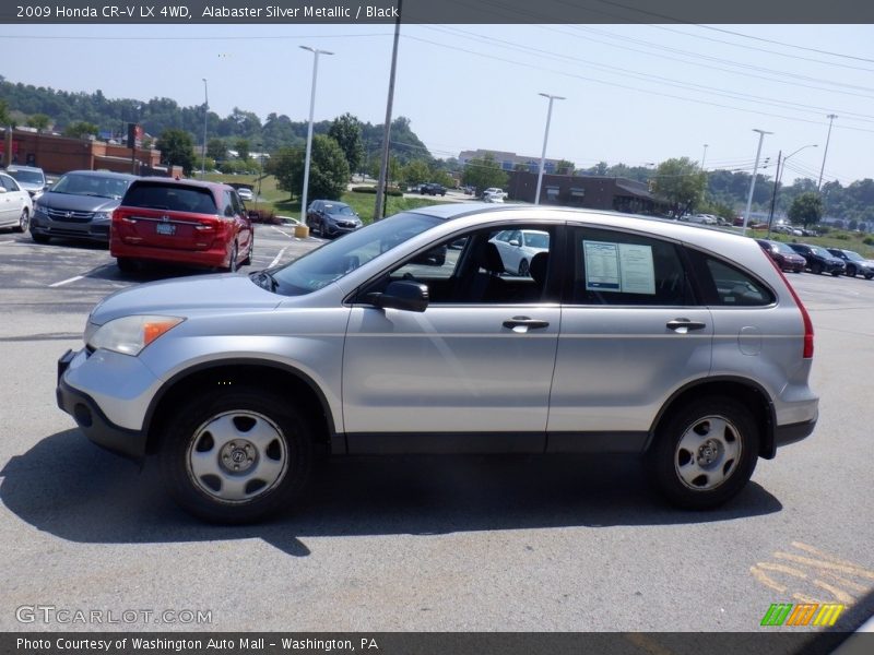 Alabaster Silver Metallic / Black 2009 Honda CR-V LX 4WD