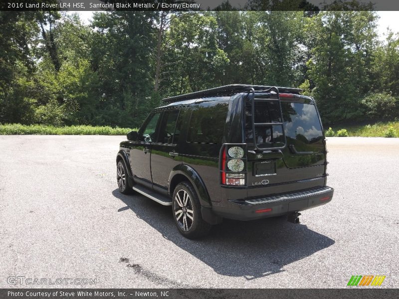 Santorini Black Metallic / Ebony/Ebony 2016 Land Rover LR4 HSE
