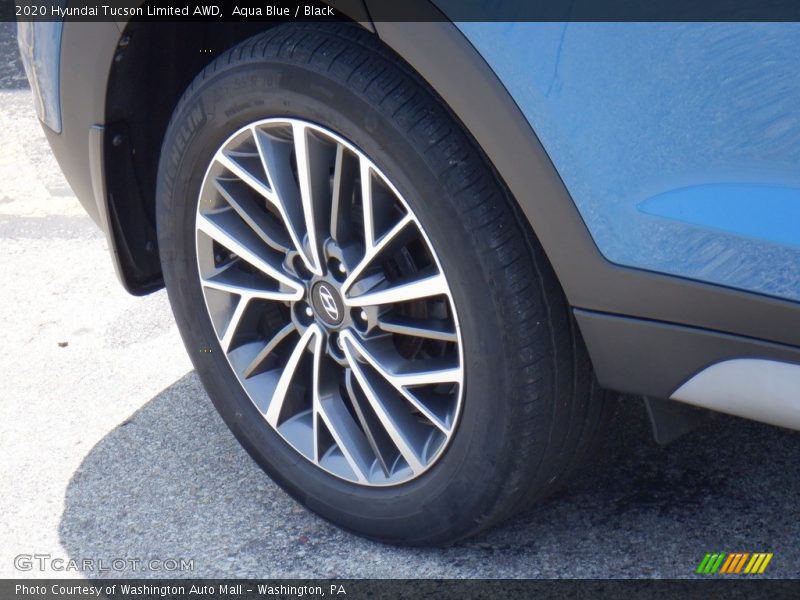 Aqua Blue / Black 2020 Hyundai Tucson Limited AWD