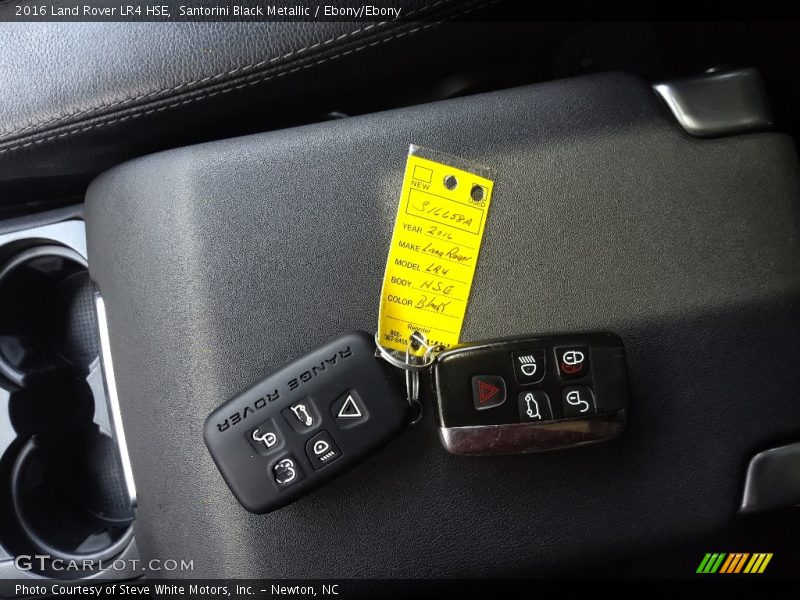 Santorini Black Metallic / Ebony/Ebony 2016 Land Rover LR4 HSE
