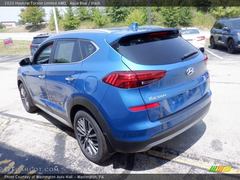 Aqua Blue / Black 2020 Hyundai Tucson Limited AWD