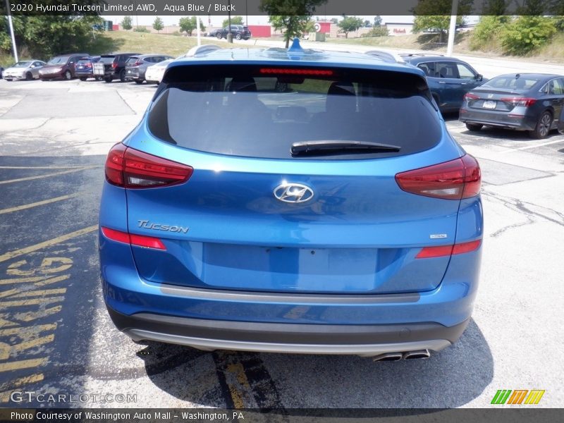 Aqua Blue / Black 2020 Hyundai Tucson Limited AWD