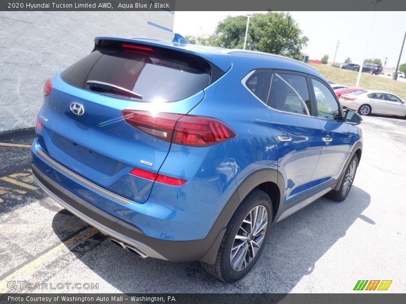 Aqua Blue / Black 2020 Hyundai Tucson Limited AWD