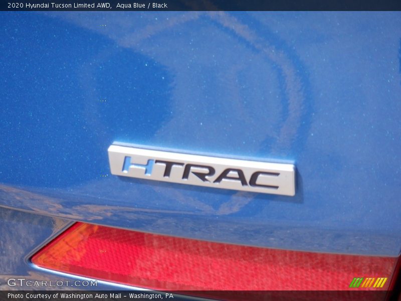 Aqua Blue / Black 2020 Hyundai Tucson Limited AWD