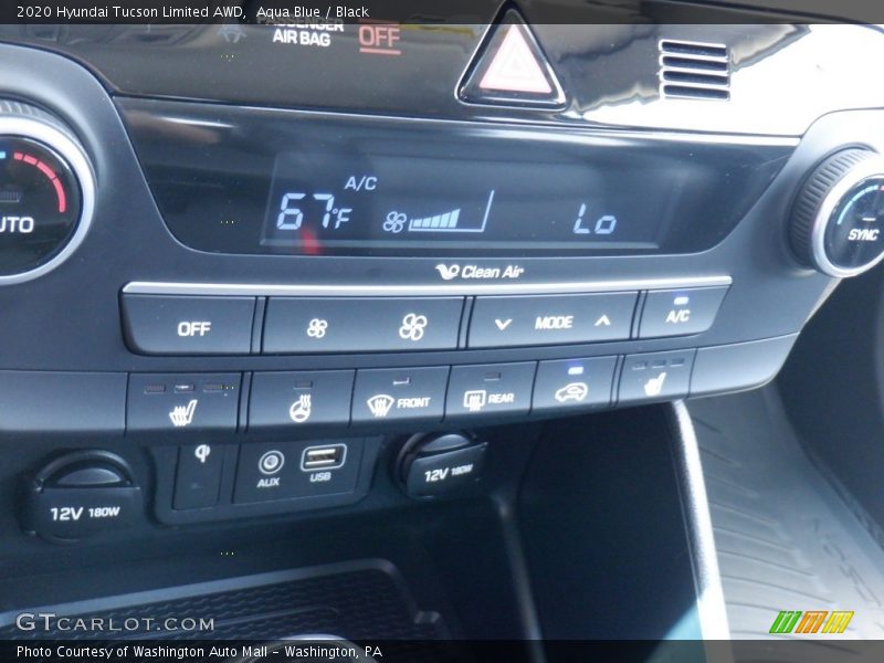 Aqua Blue / Black 2020 Hyundai Tucson Limited AWD