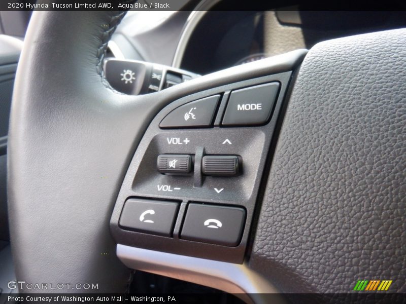 Aqua Blue / Black 2020 Hyundai Tucson Limited AWD