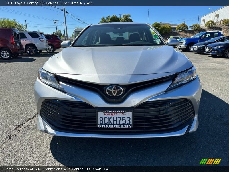 Celestial Silver Metallic / Ash 2018 Toyota Camry LE