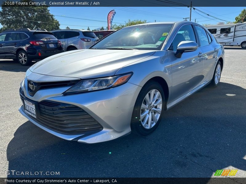 Celestial Silver Metallic / Ash 2018 Toyota Camry LE