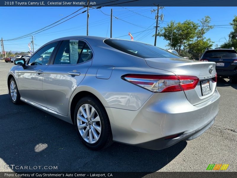 Celestial Silver Metallic / Ash 2018 Toyota Camry LE