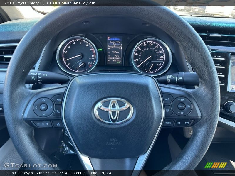 Celestial Silver Metallic / Ash 2018 Toyota Camry LE