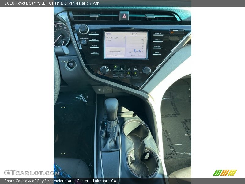 Celestial Silver Metallic / Ash 2018 Toyota Camry LE