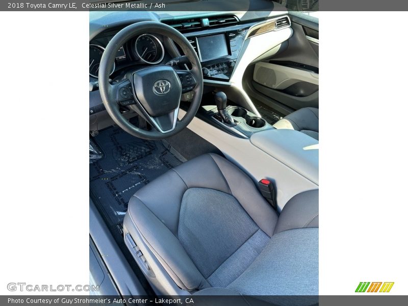 Celestial Silver Metallic / Ash 2018 Toyota Camry LE