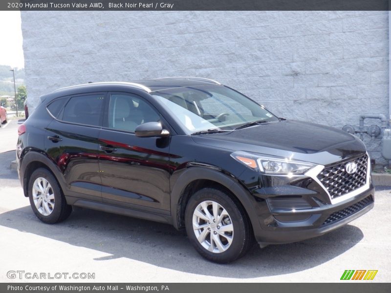 Black Noir Pearl / Gray 2020 Hyundai Tucson Value AWD