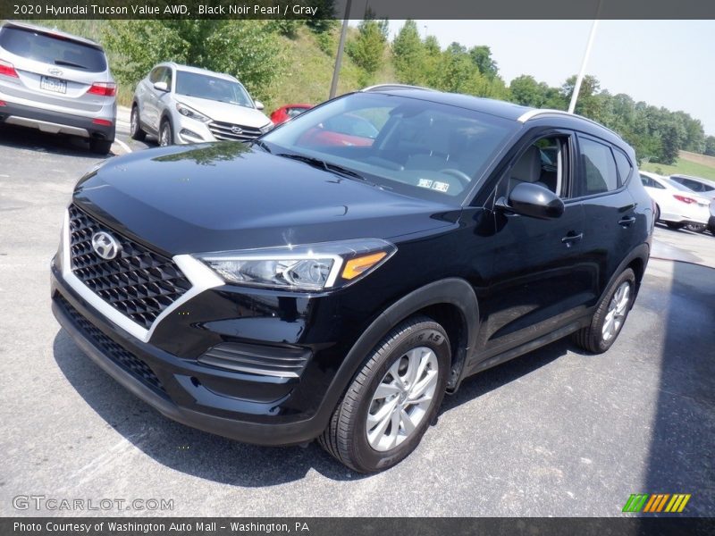 Black Noir Pearl / Gray 2020 Hyundai Tucson Value AWD