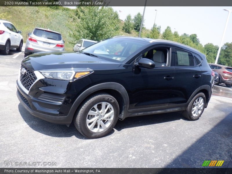 Black Noir Pearl / Gray 2020 Hyundai Tucson Value AWD