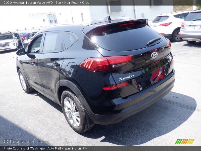 Black Noir Pearl / Gray 2020 Hyundai Tucson Value AWD