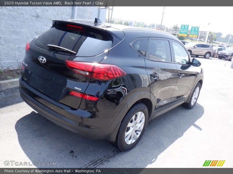 Black Noir Pearl / Gray 2020 Hyundai Tucson Value AWD