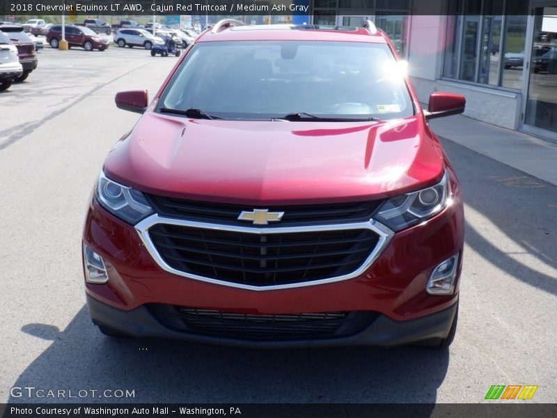 Cajun Red Tintcoat / Medium Ash Gray 2018 Chevrolet Equinox LT AWD