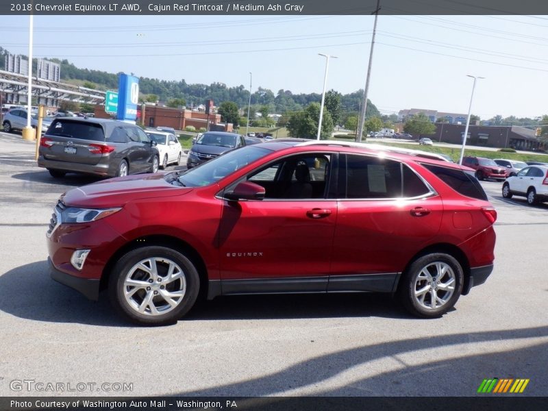 Cajun Red Tintcoat / Medium Ash Gray 2018 Chevrolet Equinox LT AWD