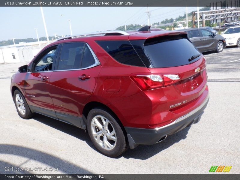 Cajun Red Tintcoat / Medium Ash Gray 2018 Chevrolet Equinox LT AWD