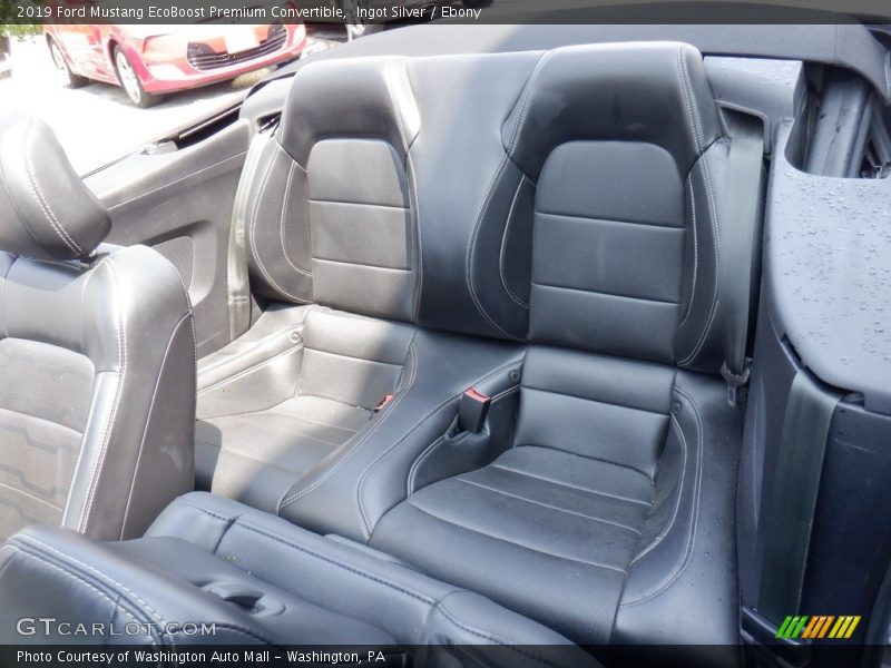 Ingot Silver / Ebony 2019 Ford Mustang EcoBoost Premium Convertible