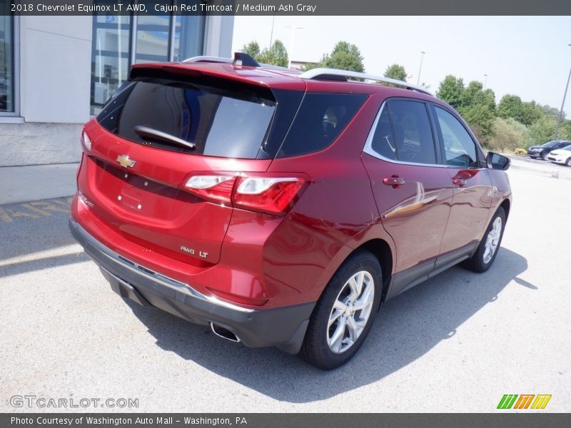Cajun Red Tintcoat / Medium Ash Gray 2018 Chevrolet Equinox LT AWD