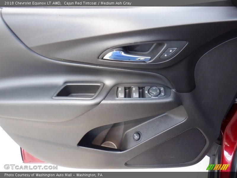 Cajun Red Tintcoat / Medium Ash Gray 2018 Chevrolet Equinox LT AWD