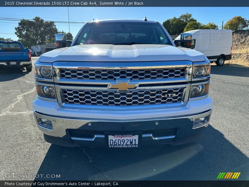 Summit White / Jet Black 2015 Chevrolet Silverado 1500 LTZ Crew Cab 4x4