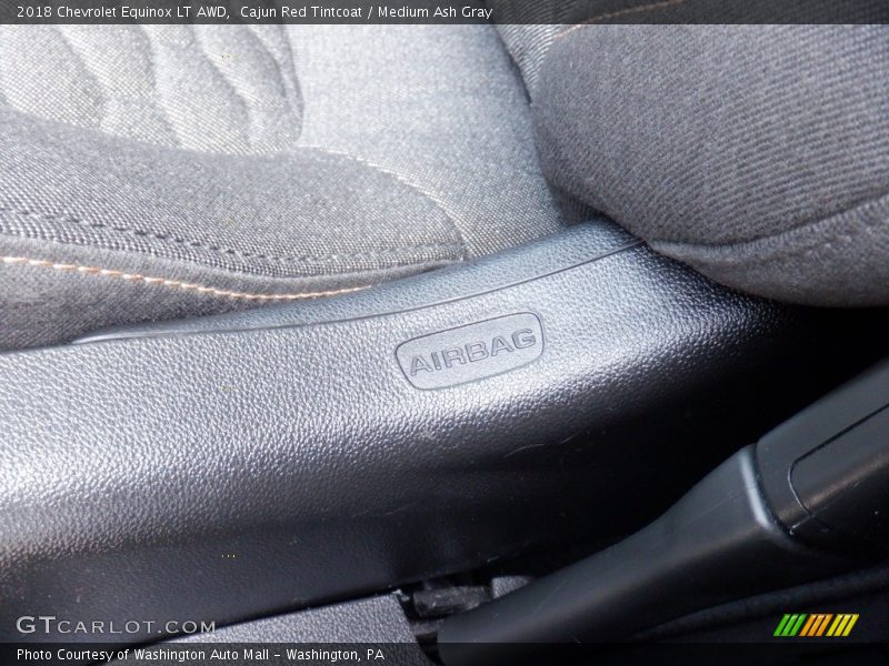Cajun Red Tintcoat / Medium Ash Gray 2018 Chevrolet Equinox LT AWD