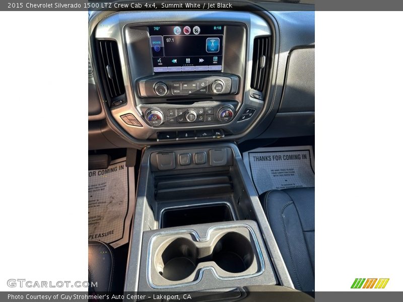 Summit White / Jet Black 2015 Chevrolet Silverado 1500 LTZ Crew Cab 4x4