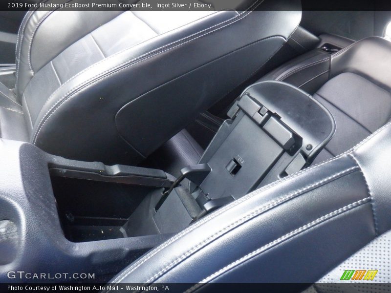 Ingot Silver / Ebony 2019 Ford Mustang EcoBoost Premium Convertible