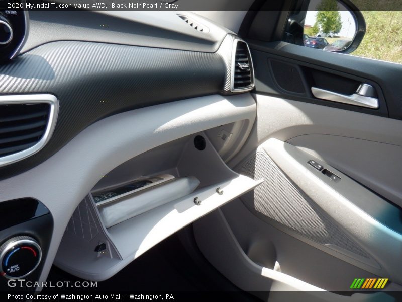 Black Noir Pearl / Gray 2020 Hyundai Tucson Value AWD