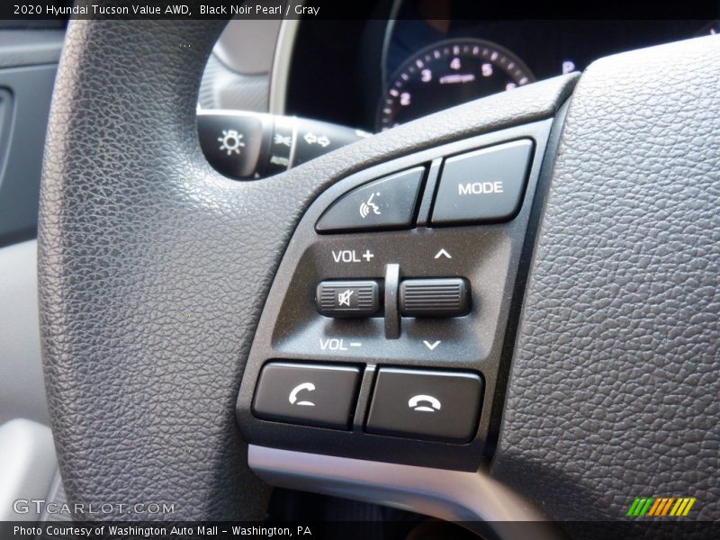 Black Noir Pearl / Gray 2020 Hyundai Tucson Value AWD
