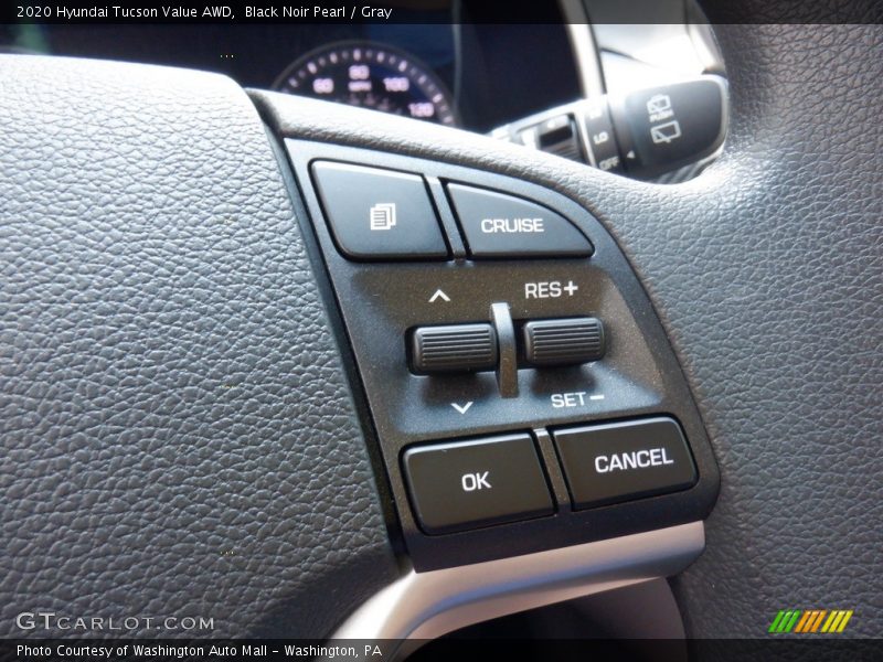 Black Noir Pearl / Gray 2020 Hyundai Tucson Value AWD
