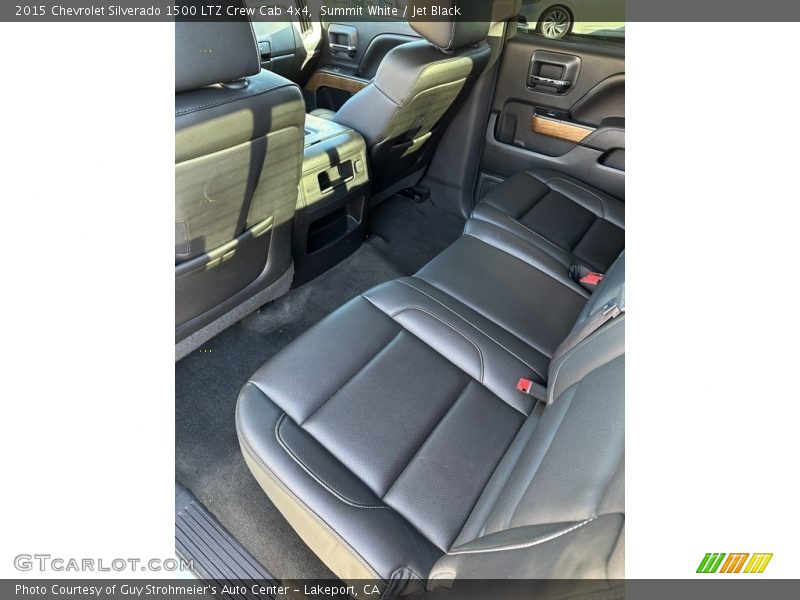Rear Seat of 2015 Silverado 1500 LTZ Crew Cab 4x4