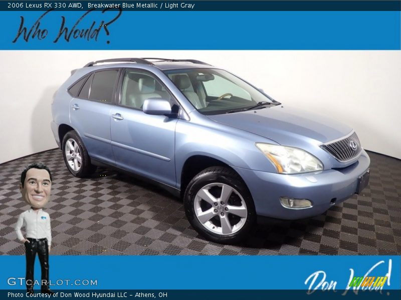 Breakwater Blue Metallic / Light Gray 2006 Lexus RX 330 AWD