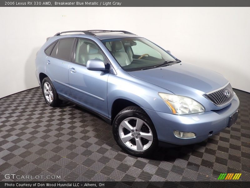 Breakwater Blue Metallic / Light Gray 2006 Lexus RX 330 AWD