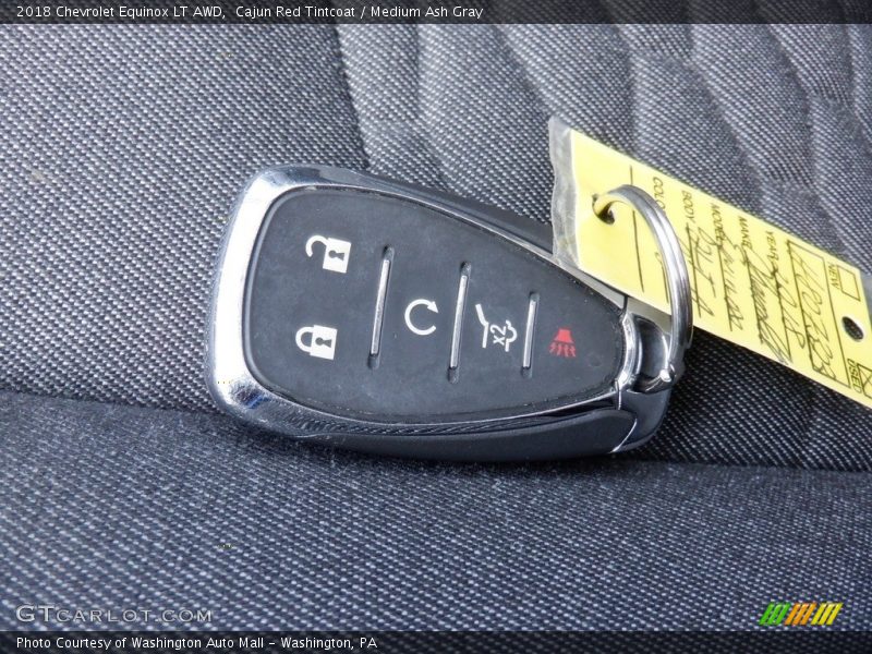 Keys of 2018 Equinox LT AWD