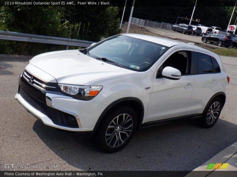 Pearl White / Black 2019 Mitsubishi Outlander Sport ES AWC