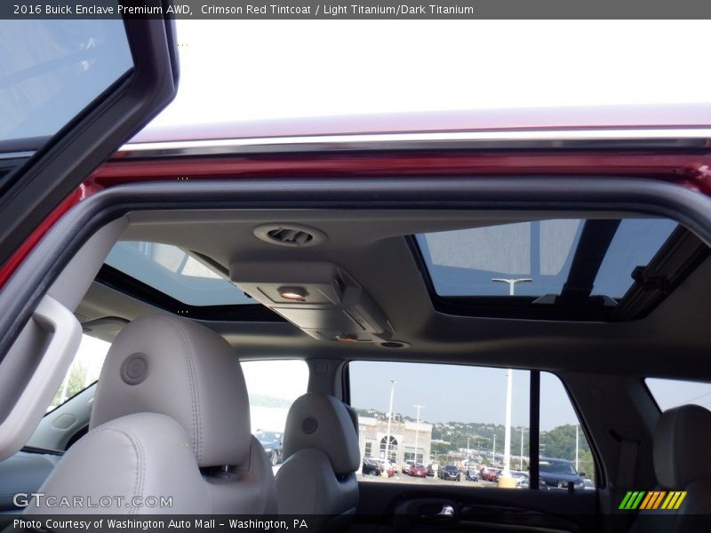 Crimson Red Tintcoat / Light Titanium/Dark Titanium 2016 Buick Enclave Premium AWD