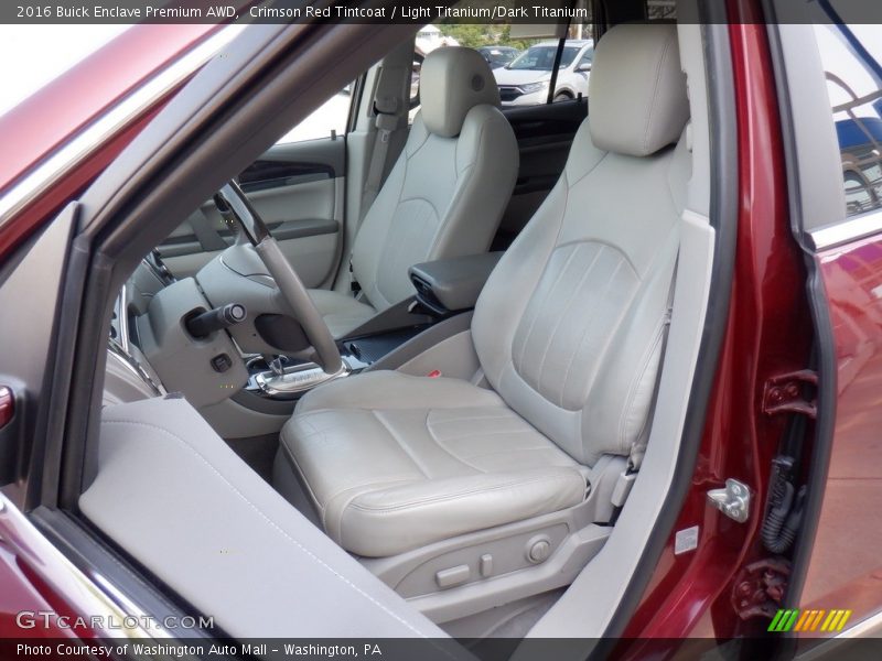 Crimson Red Tintcoat / Light Titanium/Dark Titanium 2016 Buick Enclave Premium AWD