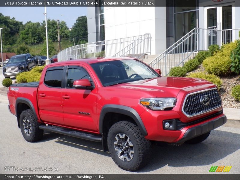 Barcelona Red Metallic / Black 2019 Toyota Tacoma TRD Off-Road Double Cab 4x4