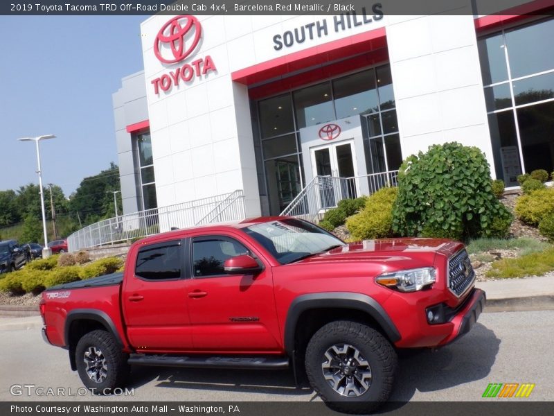 Barcelona Red Metallic / Black 2019 Toyota Tacoma TRD Off-Road Double Cab 4x4