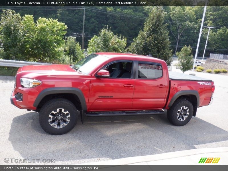 Barcelona Red Metallic / Black 2019 Toyota Tacoma TRD Off-Road Double Cab 4x4