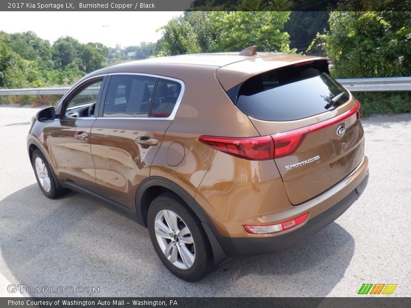 Burnished Copper / Black 2017 Kia Sportage LX